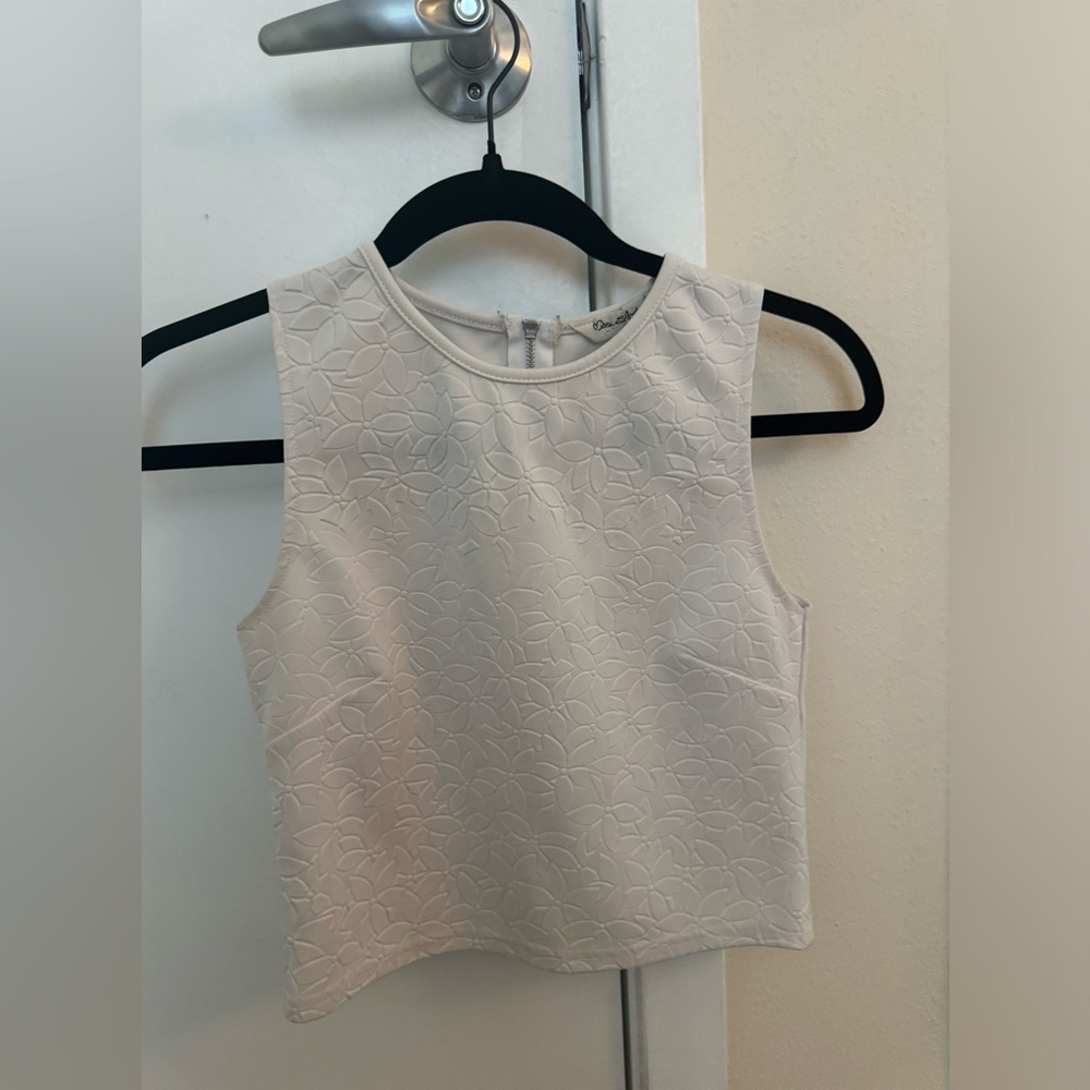 Miss Selfridge white flower print top